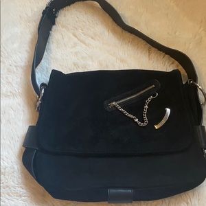 Juicy Couture Suede Messenger Style Shoulder Bag